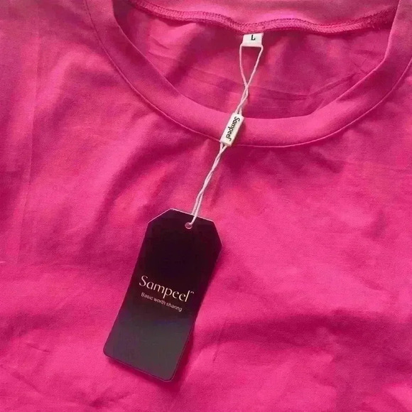 Hot pink Amazon two piece athletic set size large new with tags - Picture 7 of 8